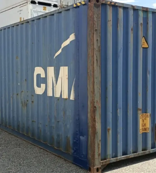 Container maritime 20 Pieds HIGH CUBE DERNIER VOYAGE