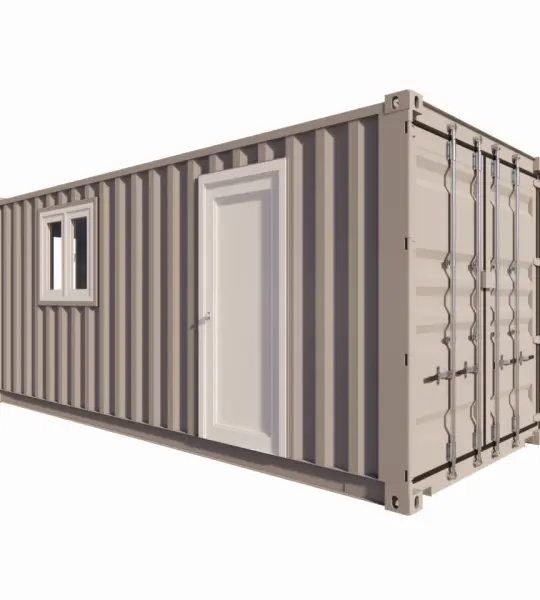 Salle de pause avec kitchenette 13 m² en container 20 pieds